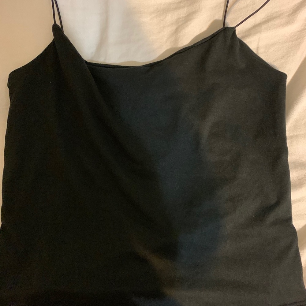Black tank top